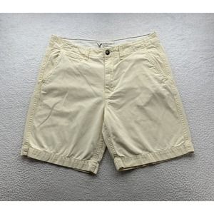American Eagle Bermuda Shorts Mens‎ 39x10 (Tag 38) Yellow Casual Comfort Preppy